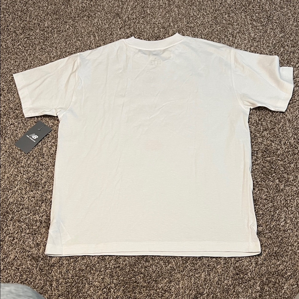 New Balance White Tee with Colorful Gaming Shoe Graphics - Picture 7 of 7